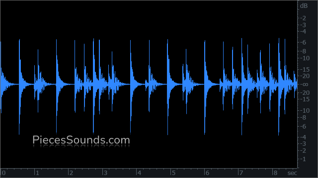 Kick and Snare +Ghost Notes 110 BPM 4/4