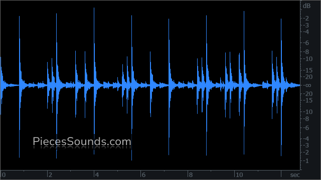 Hi-Hat Open 75 BPM 4/4