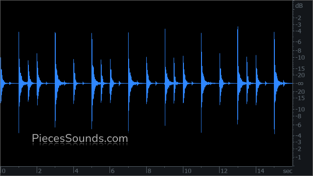 Hi-Hat Snare Tambourine 60 BPM 4/4