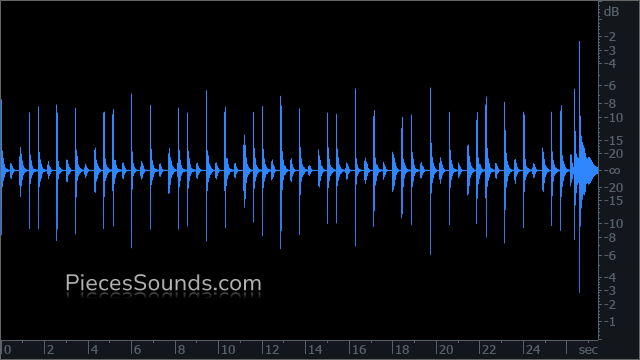 Hi-Hat Side Stick Tambourine 70 BPM 4/4