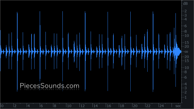 Hi-Hat Snare Tambourine 70 BPM 4/4