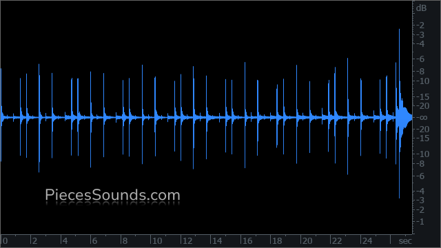 Ride Side Stick Tambourine 70 BPM 4/4